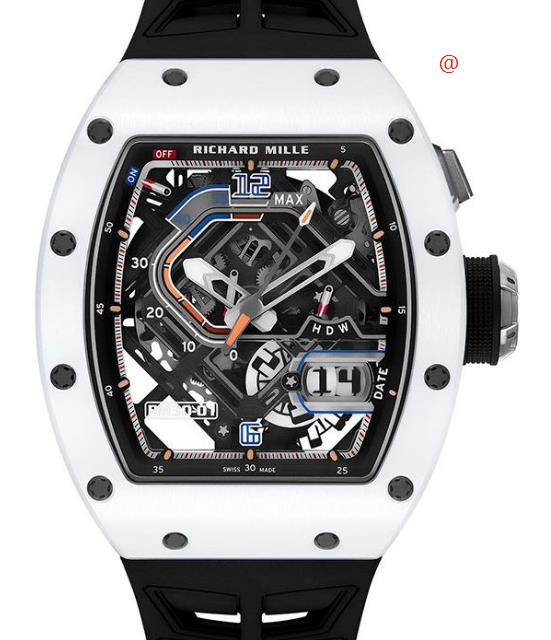 NEW RICHARD MILLE RM30-01 TI ATZ WHITE CERAMIC
